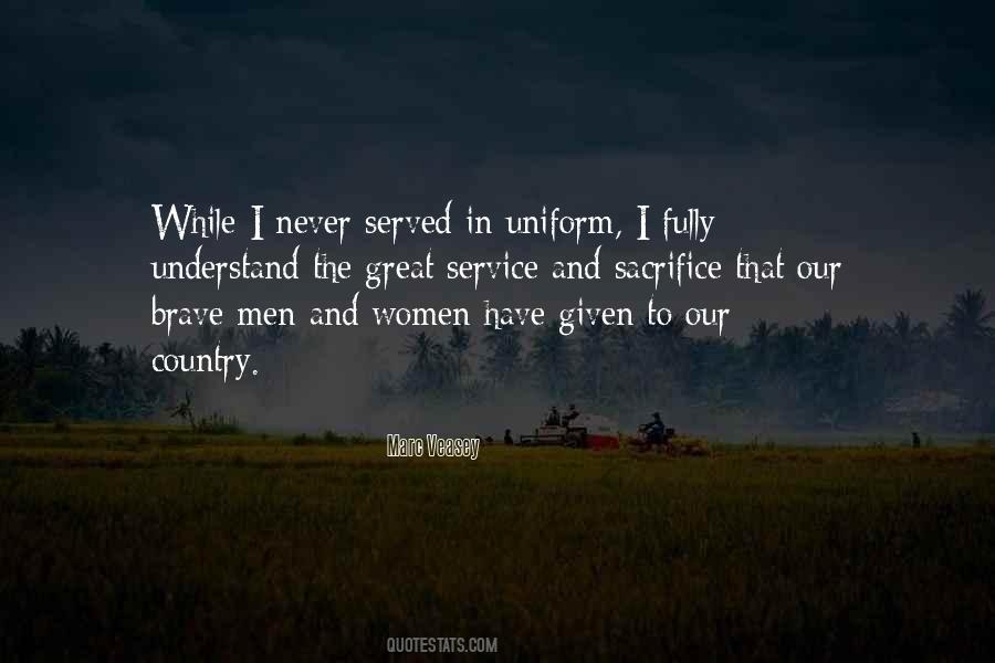 Women In Uniform Quotes #1362850