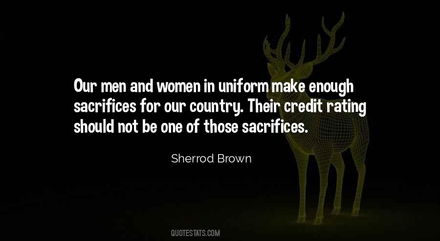 Women In Uniform Quotes #603798