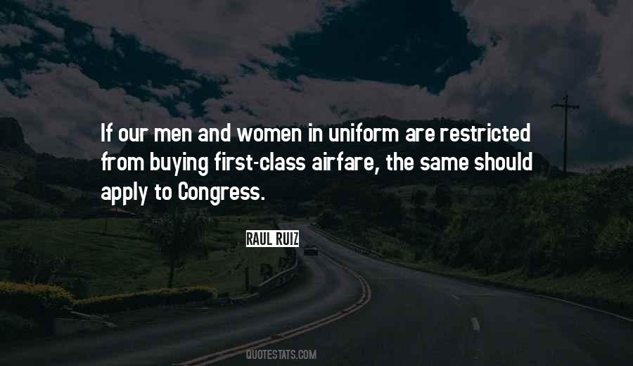 Women In Uniform Quotes #778962