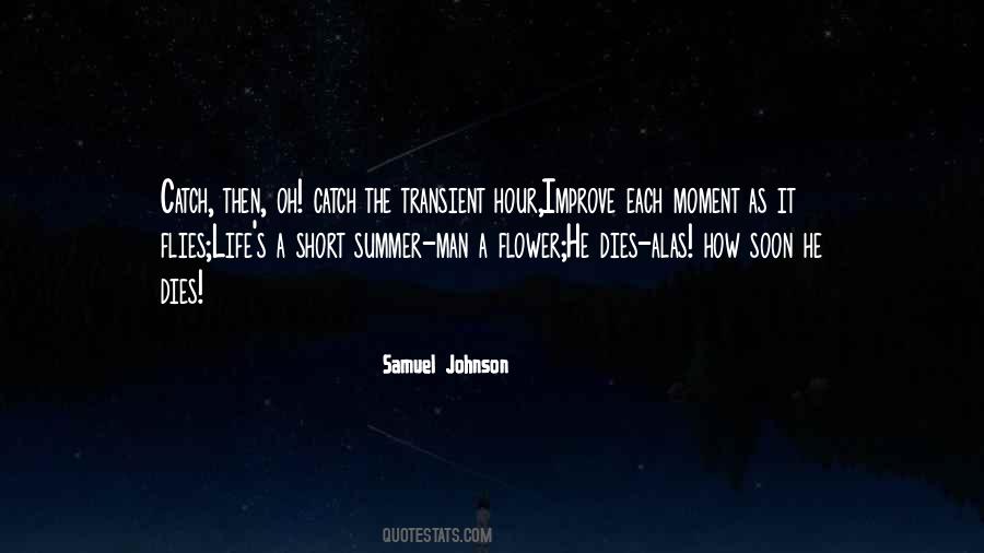 Life Is So Transient Quotes #319897