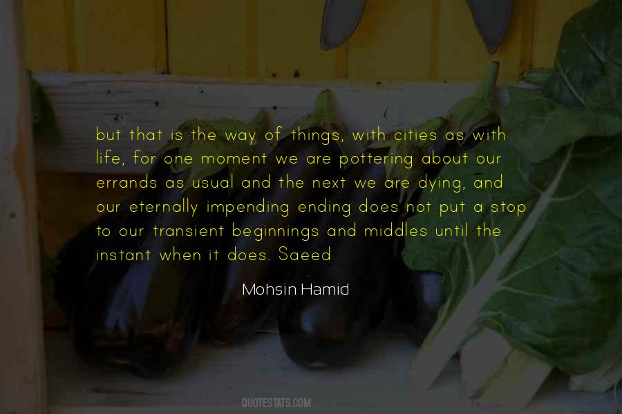 Life Is So Transient Quotes #485838