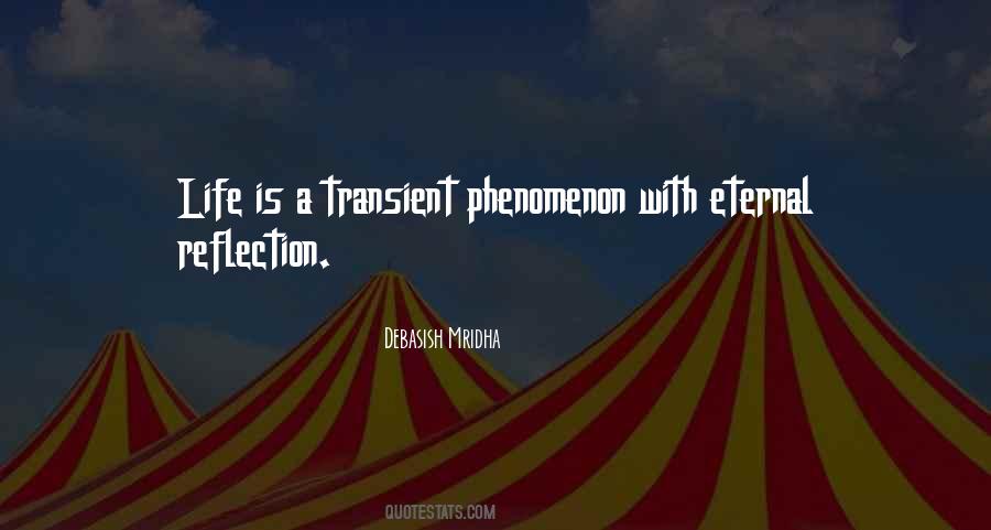 Life Is So Transient Quotes #981765