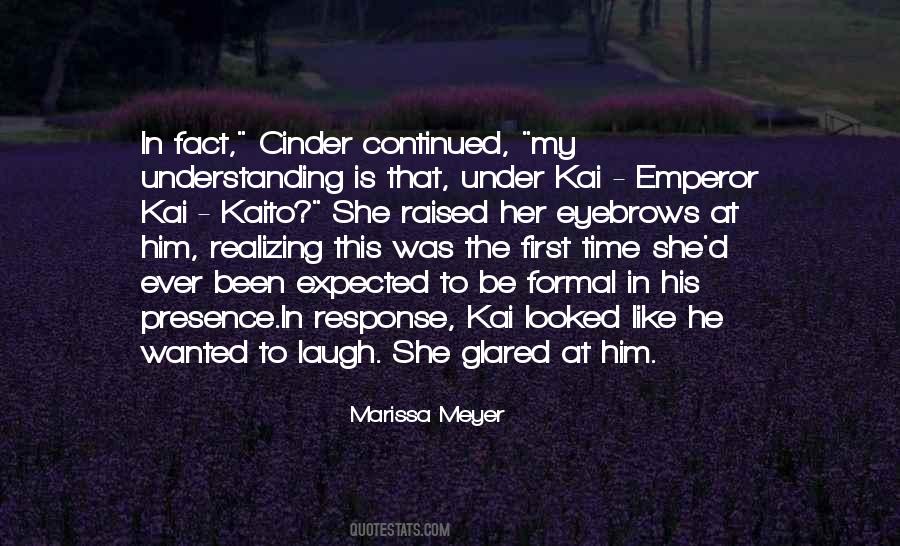 Cinder And Kai Quotes #1555437