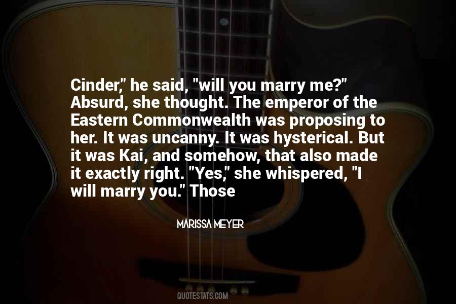 Cinder And Kai Quotes #586405