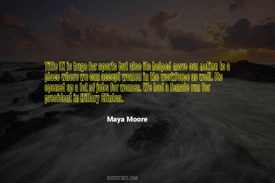 Women In Sports Quotes #586297