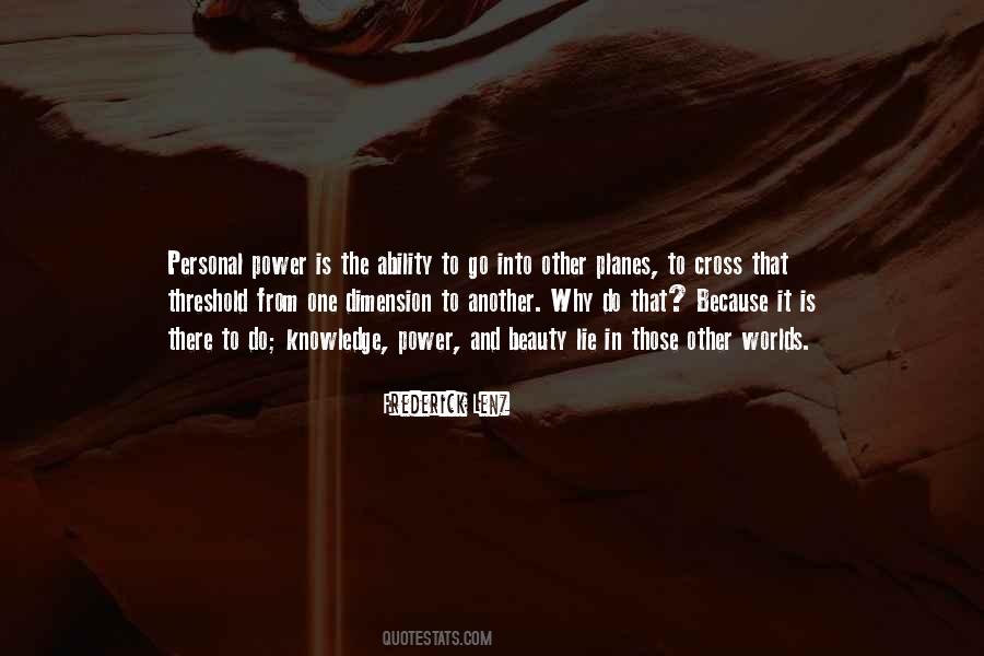 In Another Dimension Quotes #1102198