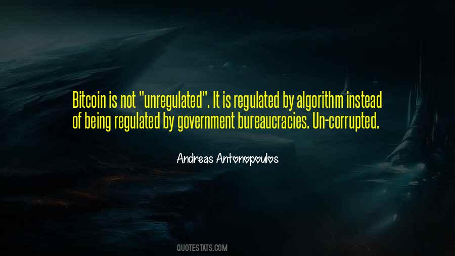 Being Regulated Quotes #736089