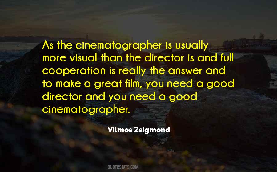 Cinematographer Quotes #510520