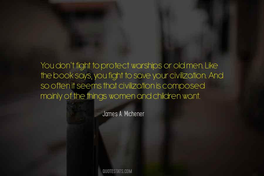 Michener James Quotes #243669