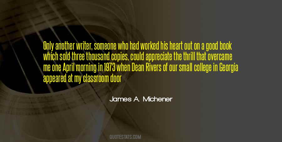 Michener James Quotes #614265