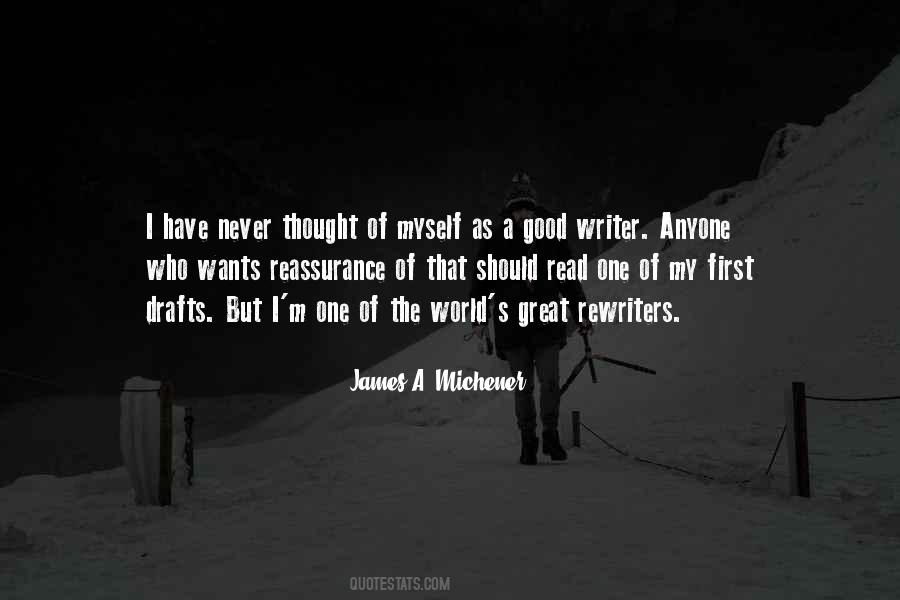 Michener James Quotes #619908