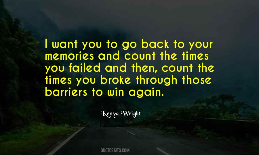 Win Back Quotes #270613