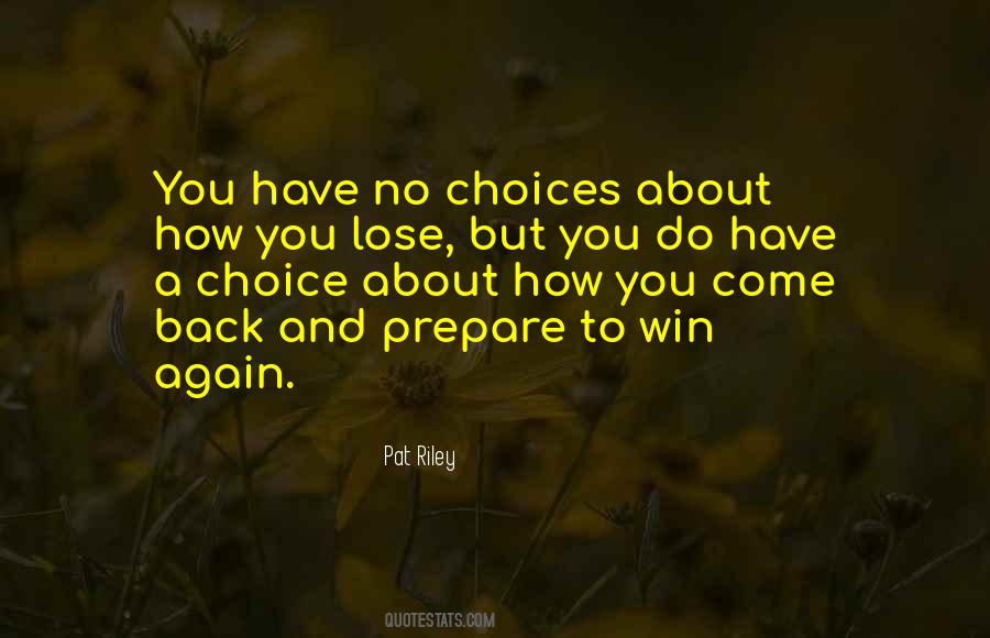 Win Back Quotes #435375