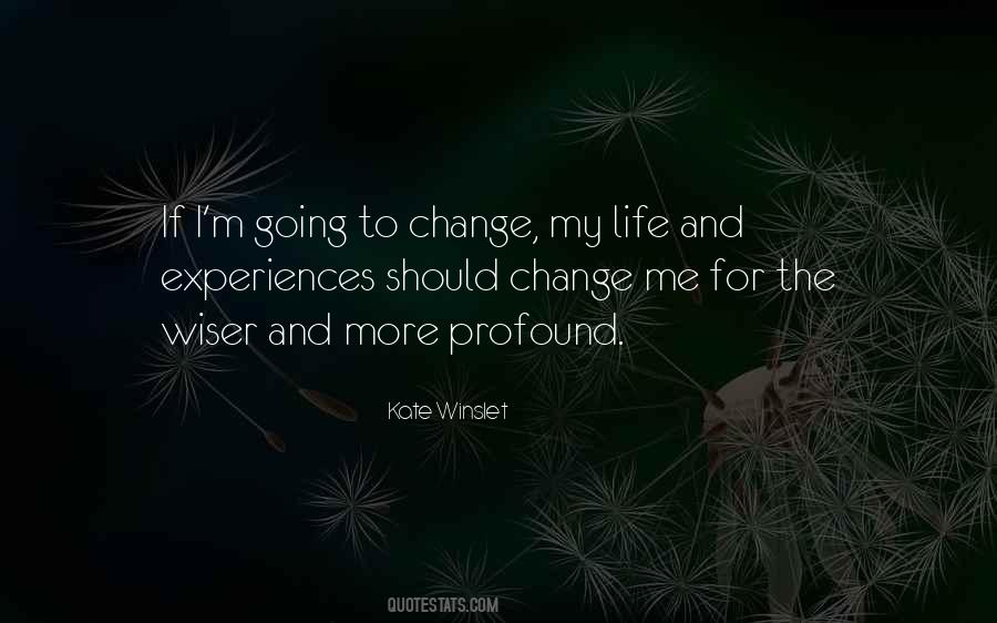 Profound Change Quotes #1501307