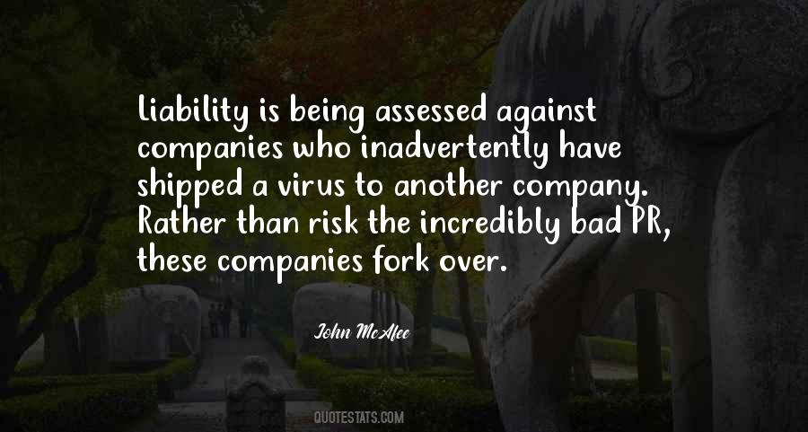 Quotes About Liability #976496