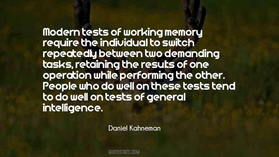 Working Memory Quotes #1711910