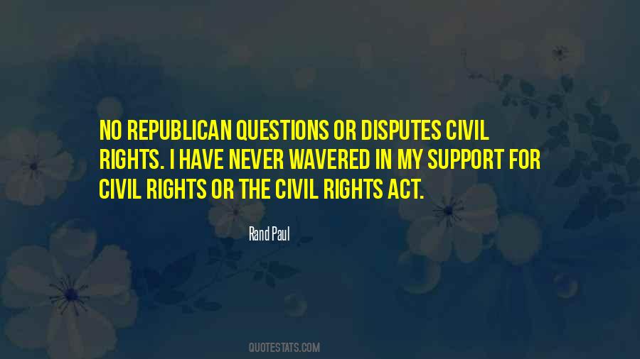 My Civil Rights Quotes #296833