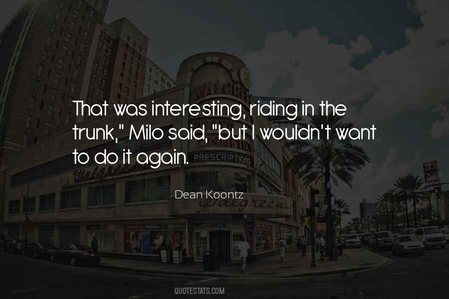 Riding In Quotes #1826086