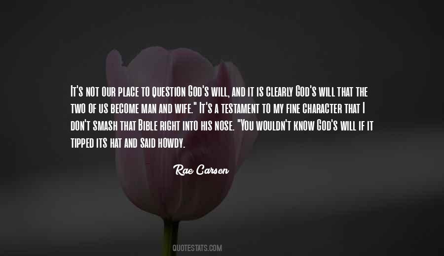 God S Will Quotes #1161876