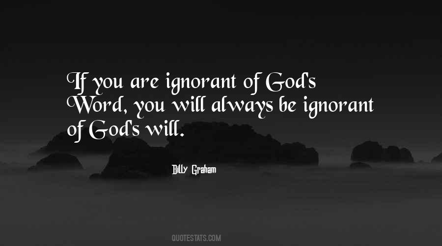 God S Will Quotes #974068