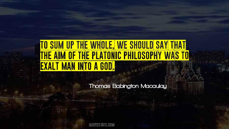Platonic Philosophy Quotes #496949