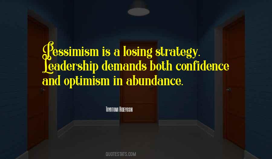 Optimism Pessimism Quotes #1155319