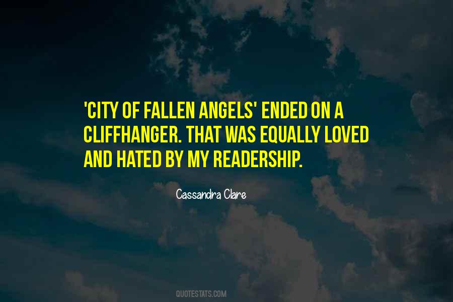 City Of Fallen Angels Quotes #446513