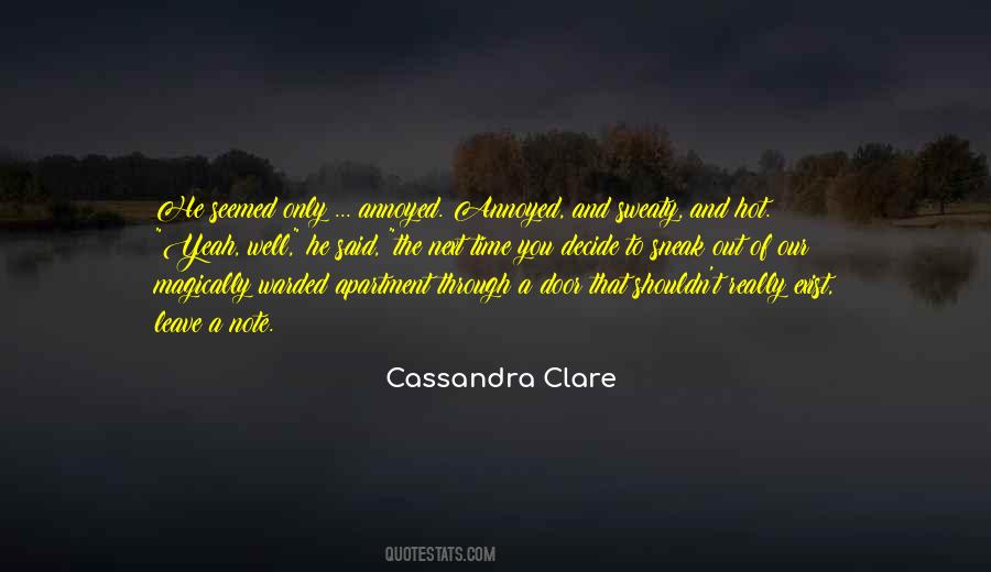 City Of Lost Souls Clary Quotes #1256529