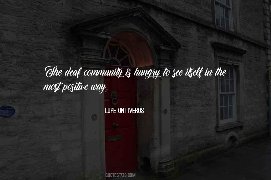 Positive Community Quotes #1471100