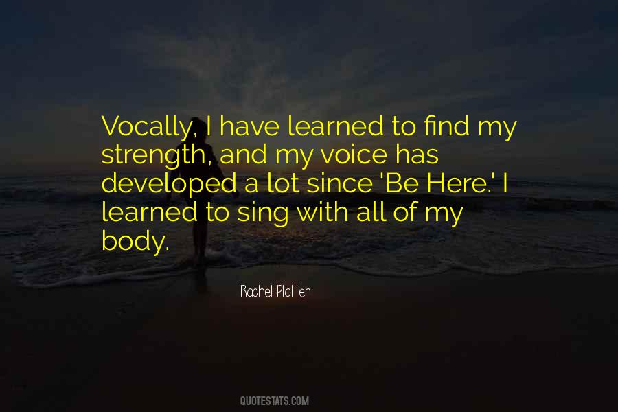 Vocally Yours Quotes #600971