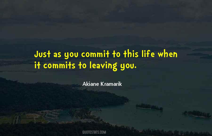 Leaving You Quotes #1164745