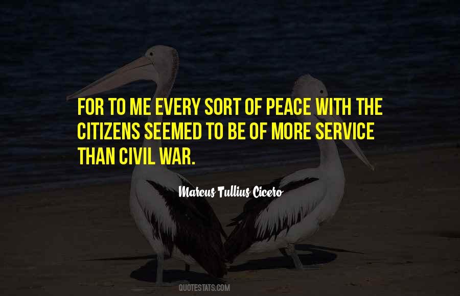 Civil Peace Quotes #984990