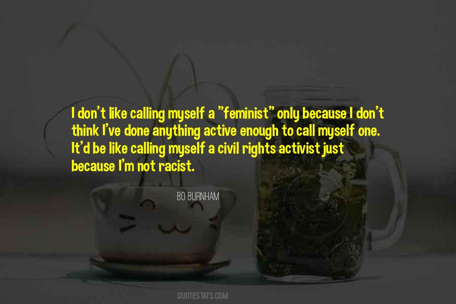 Civil Rights Activist Quotes #372934