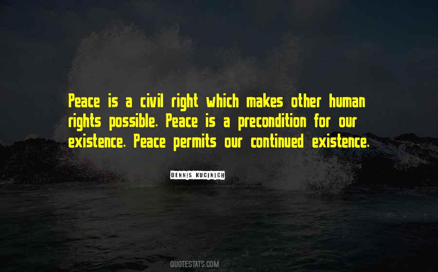 Civil Rights Peace Quotes #1077575