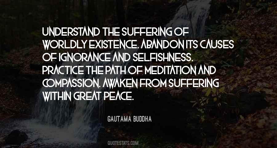 Worldly Suffering Quotes #1282502