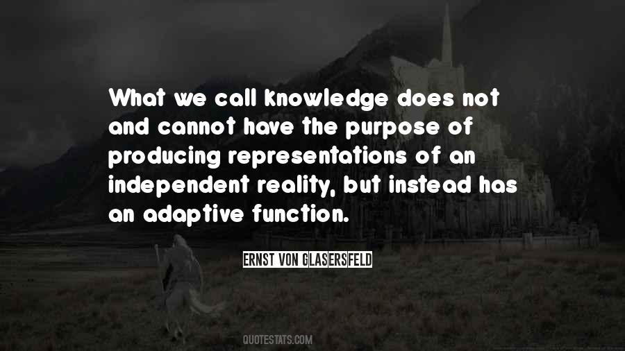 Quotes About The Purpose Of Knowledge #795220