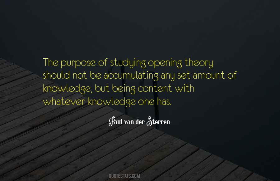 Quotes About The Purpose Of Knowledge #846239