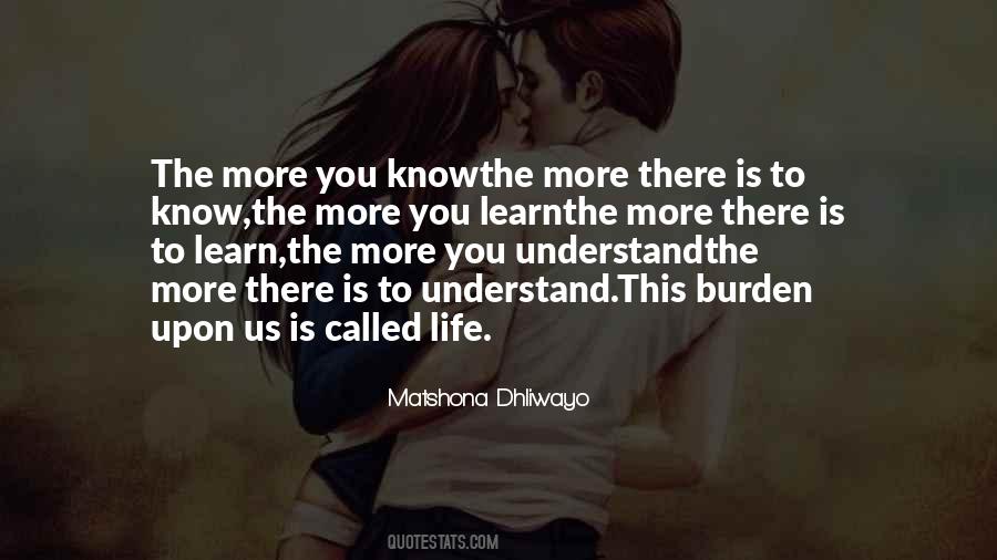 Usually The Burden Quotes #29749