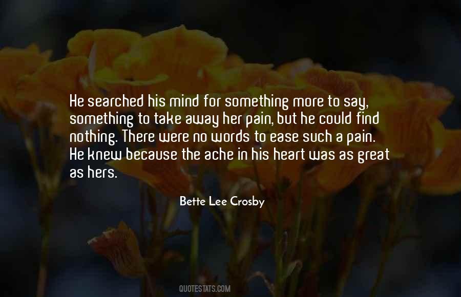 Heart Ache Quotes #1116248