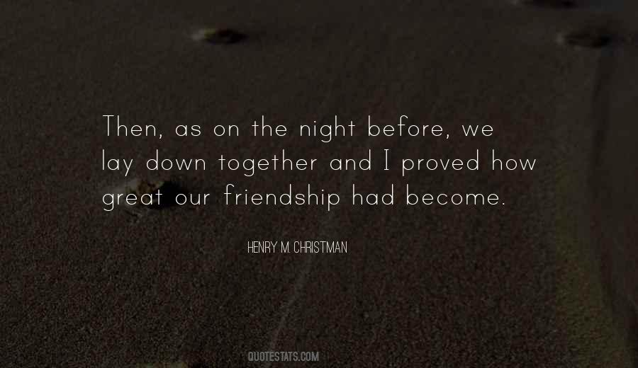 Night Together Quotes #280960