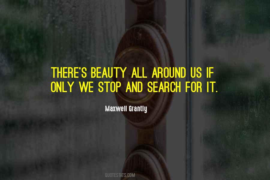 Search Of Beauty Quotes #135013
