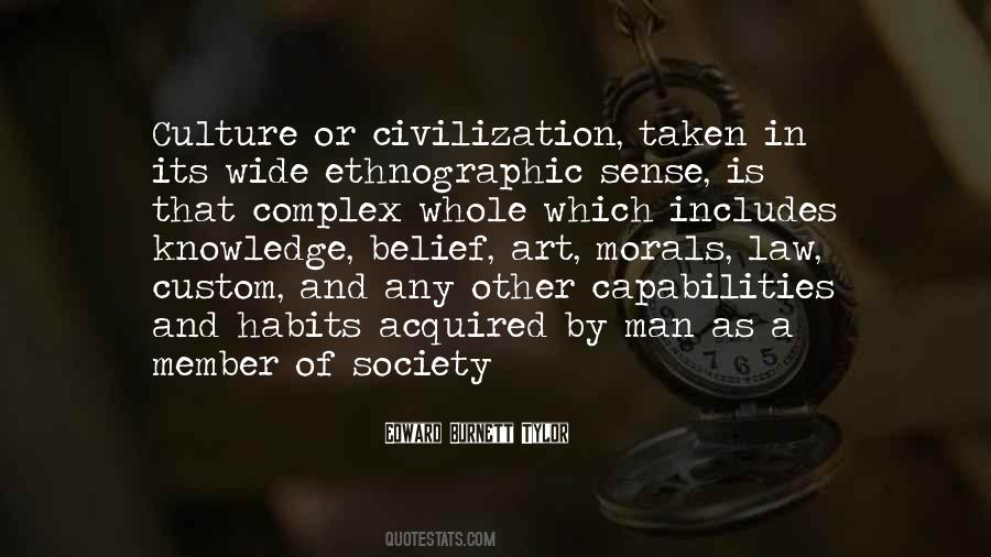 Civilization And Society Quotes #1227805