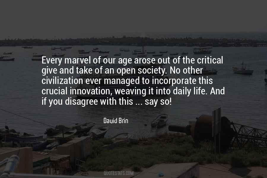 Civilization And Society Quotes #1720265