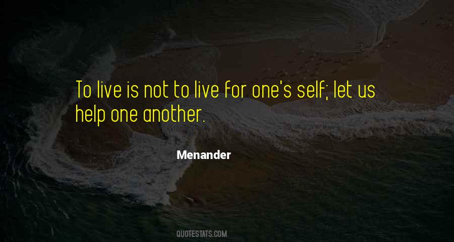 Help One Another Quotes #1385445