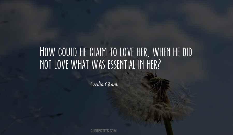 Claim Her Quotes #1727307