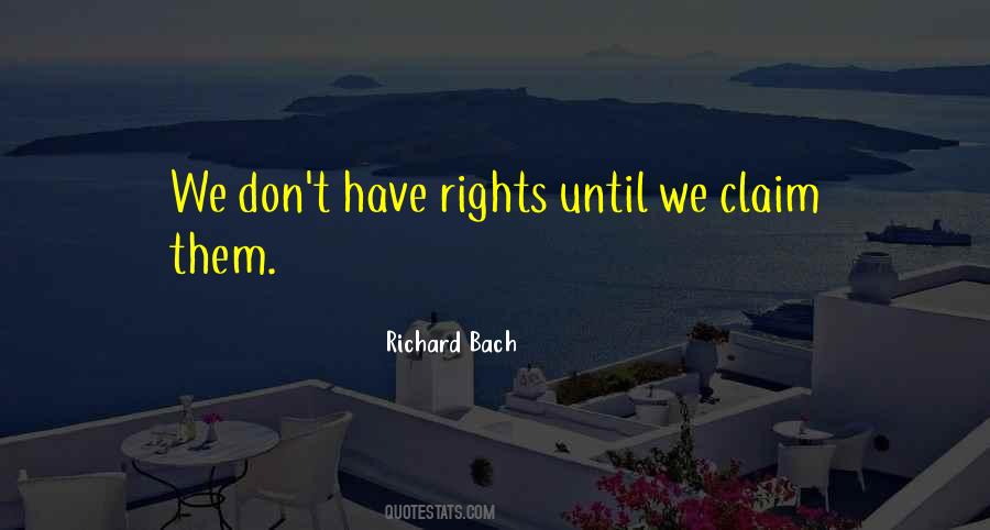 Claim Rights Quotes #1183454