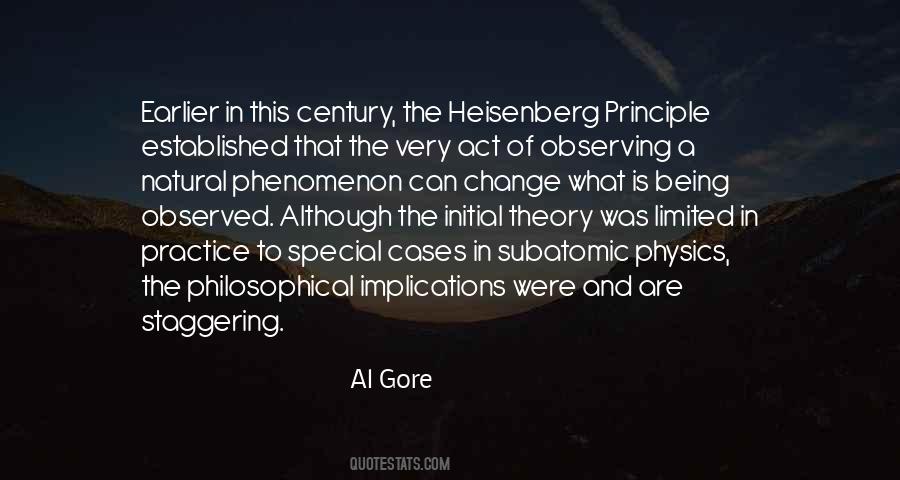 Heisenberg Principle Quotes #1786943