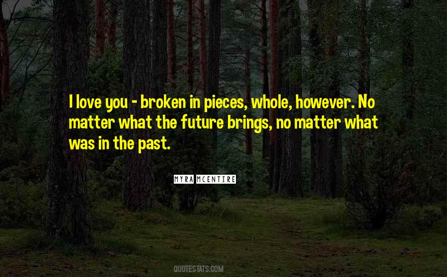 Love The Broken Quotes #77588