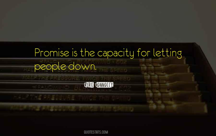 Quotes About Letting People Down #391212