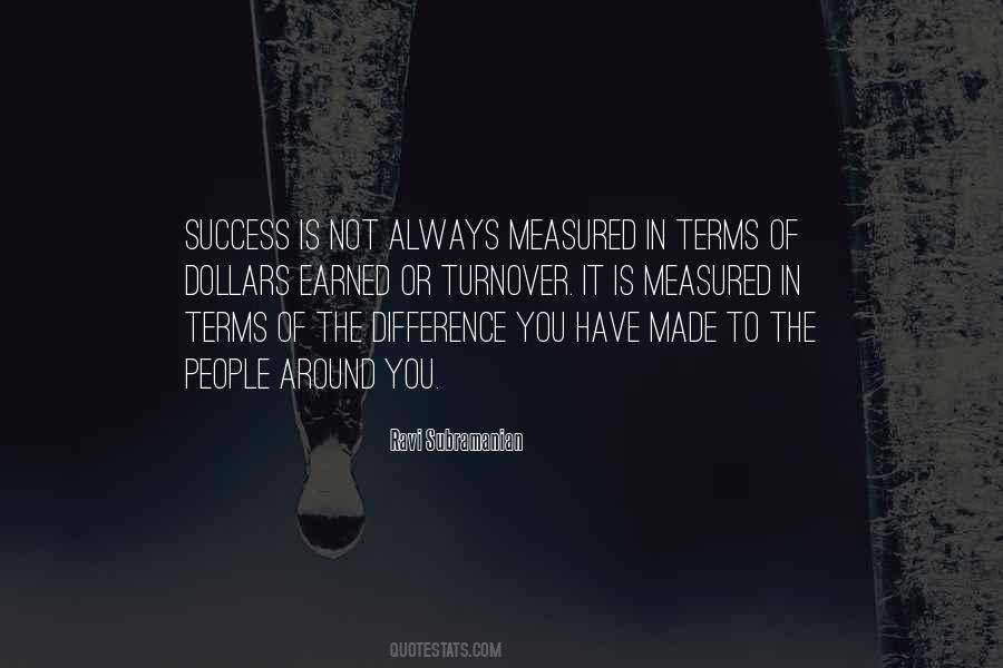 Success Is Not Quotes #1825504